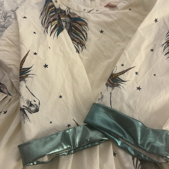 Pink Chicken Olive Dress Unicorn Print 🦄 - Picture 8 of 8